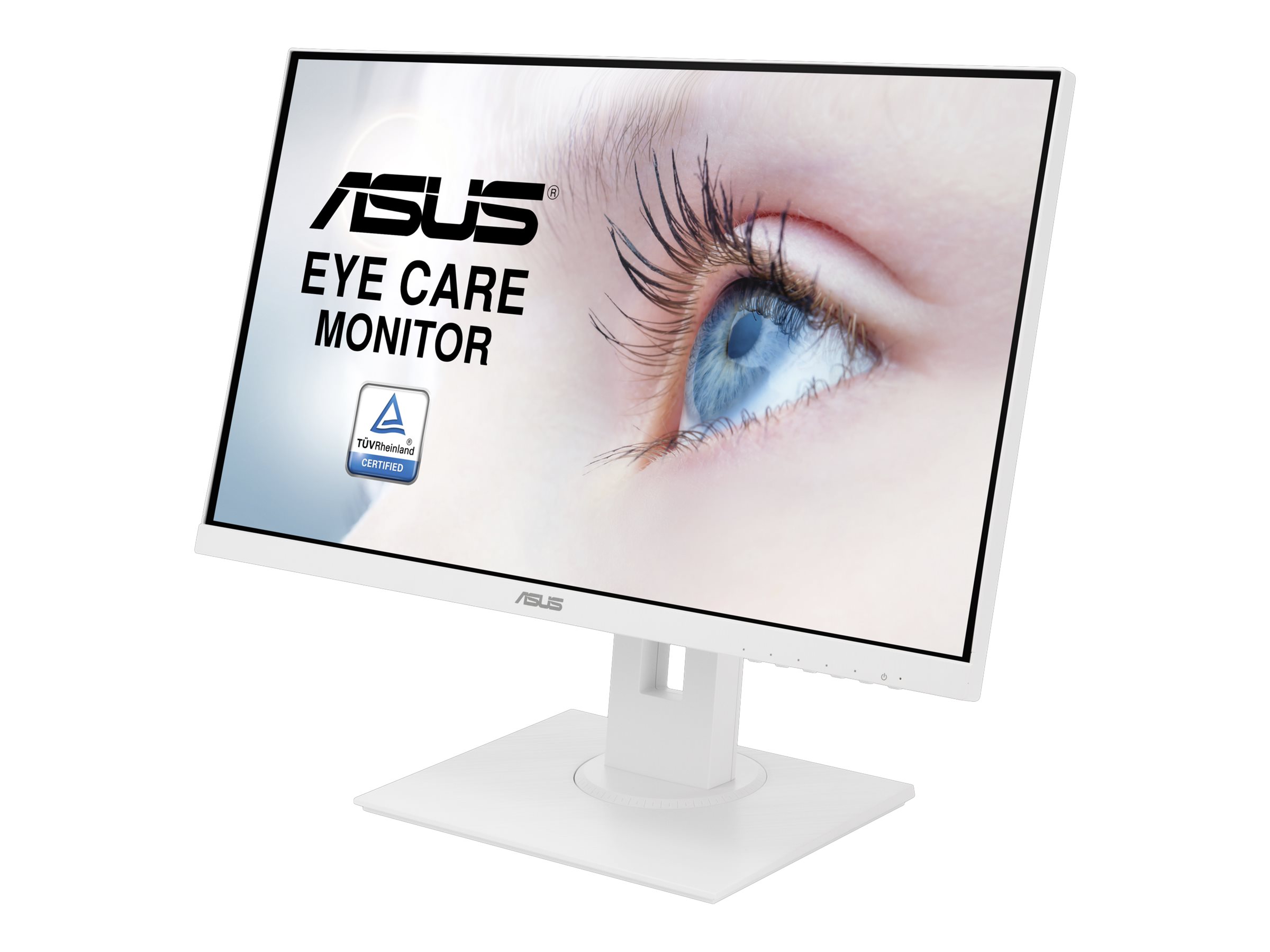 Monitor 23,8", ASUS-VA24DQLB-W, höhenverstellbar, weiß-grau